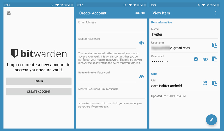 bitwarden setup