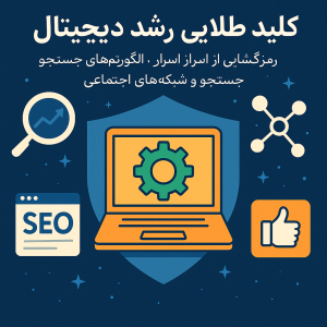 create an image for an article about algorithms in search engines and social media